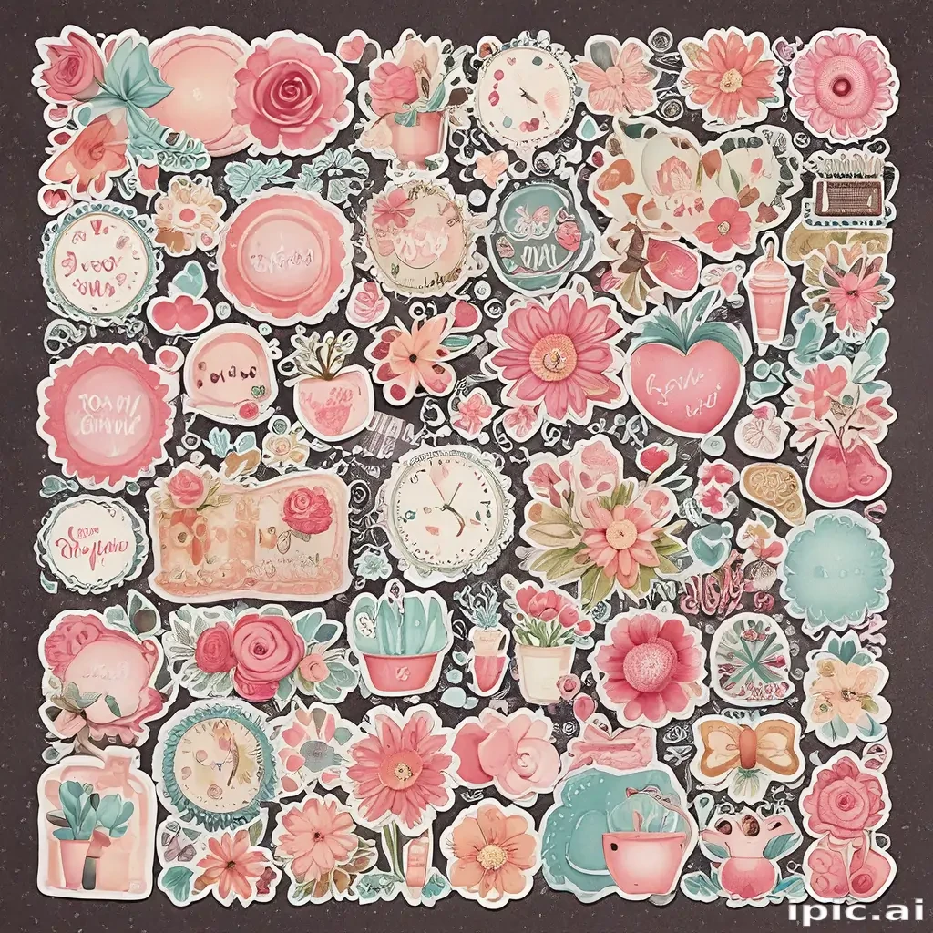scrapbook stickers png