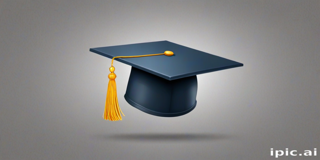 graduation cap transparent background