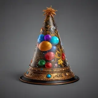 transparent background birthday hat