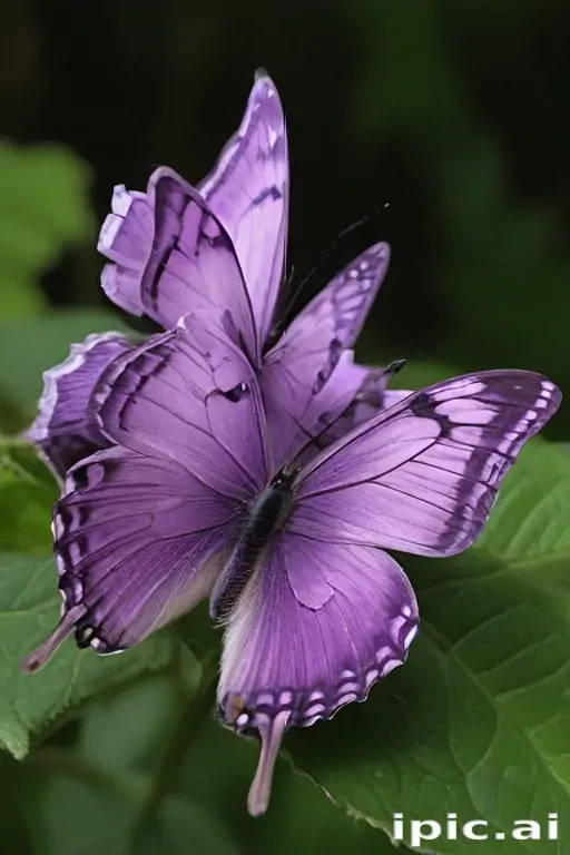 purple butterflies