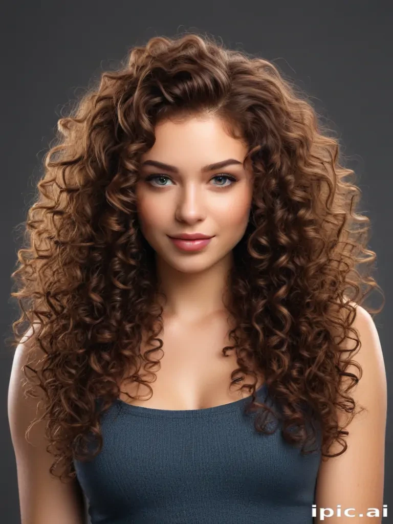 curly hair png