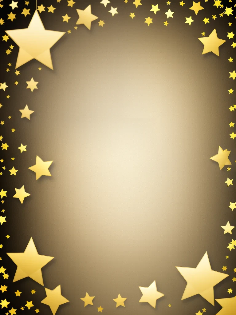 gold star transparent background