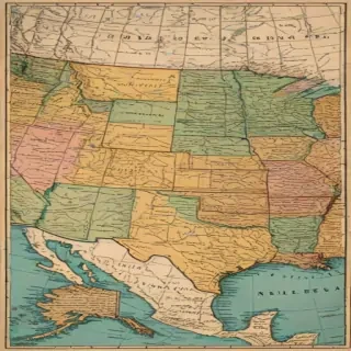 united states map with state names