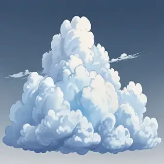 cartoon cloud drawing