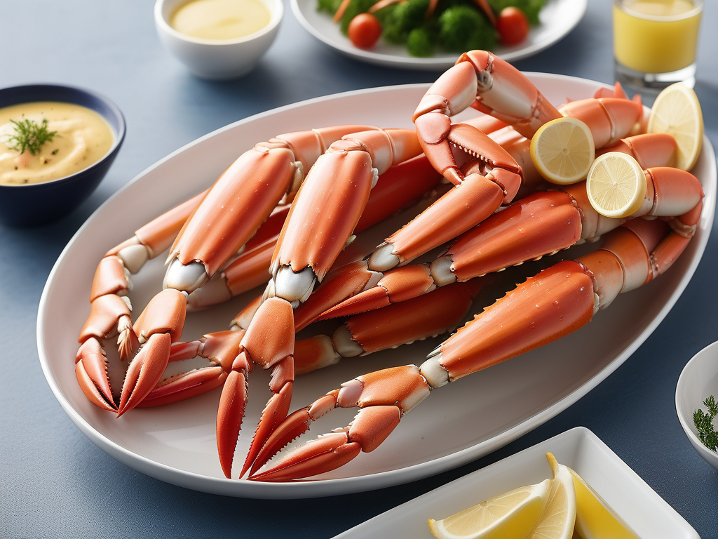 what to serve crab legs with