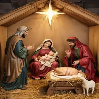 images of the manger scene