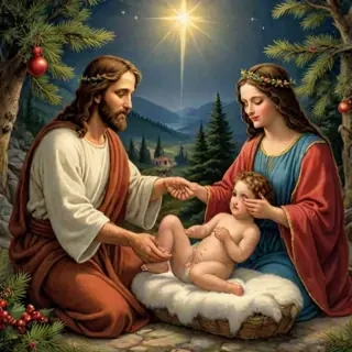 merry christmas jesus images