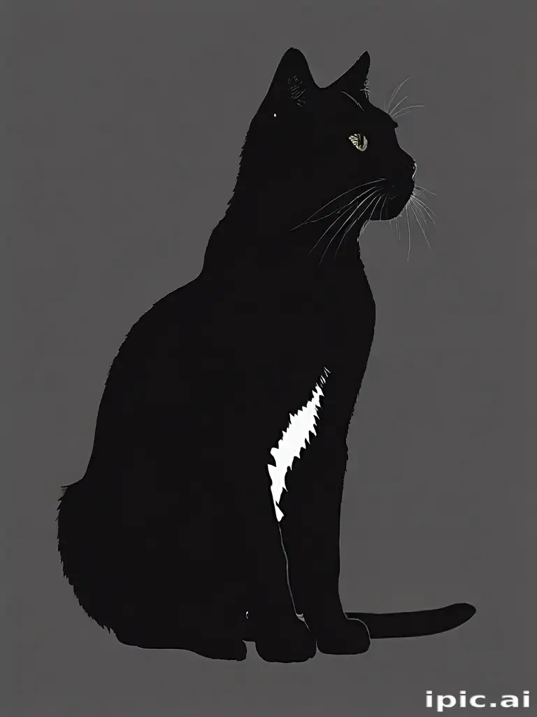 cat silhouette png