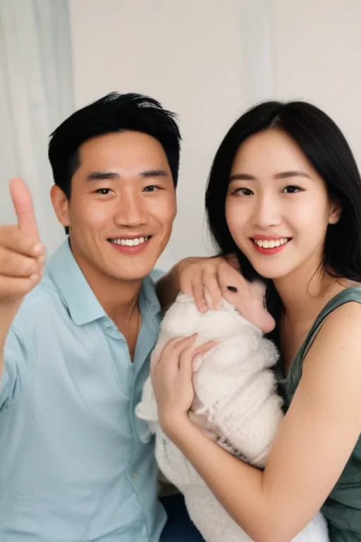 free use asian family