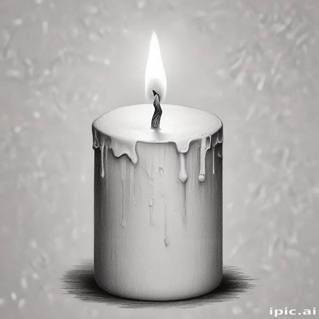 candle drawing
