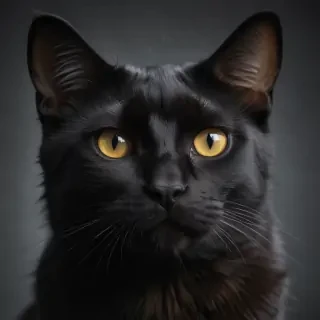 black cat png