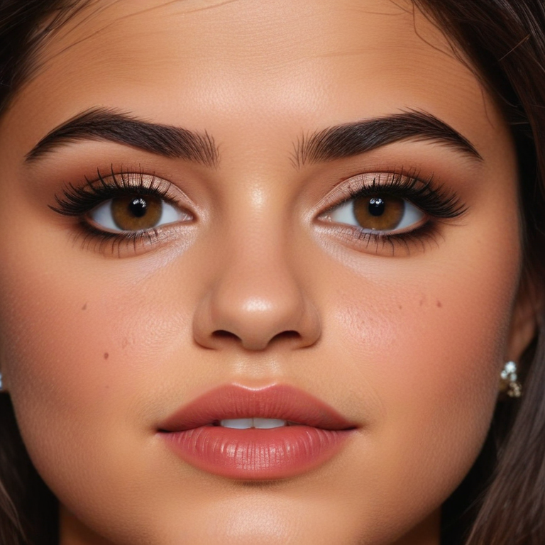 selena gomez eyebrows