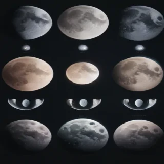 moon phases png