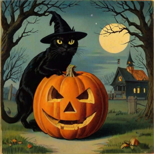 public domain images halloween