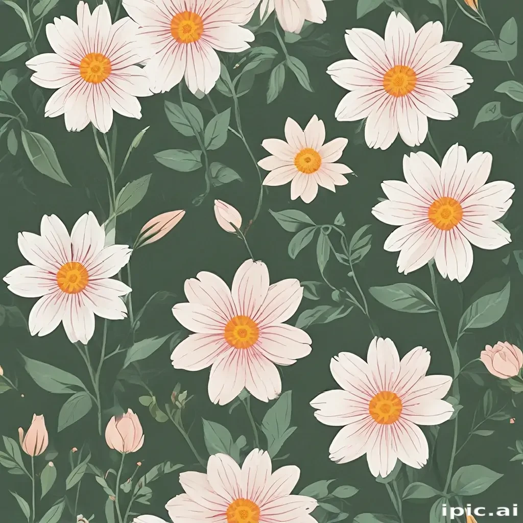 simple flower background