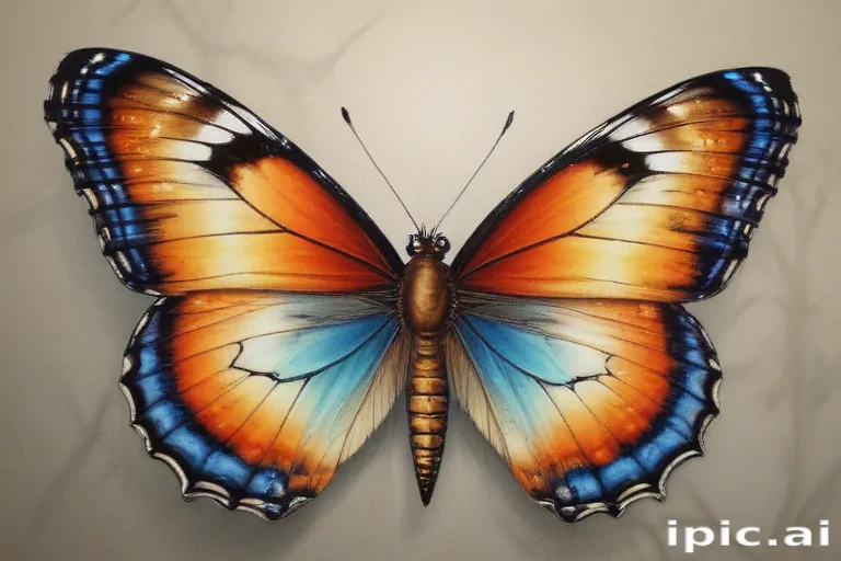 pictures of drawings of butterflies