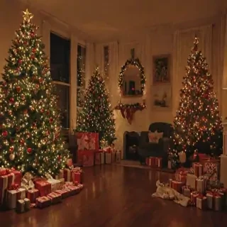 christmas background aesthetic