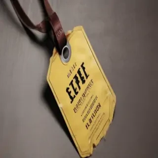 clothing tag mockup