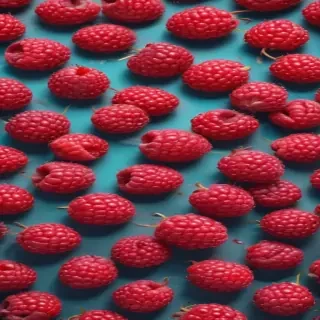 cartoon raspberry