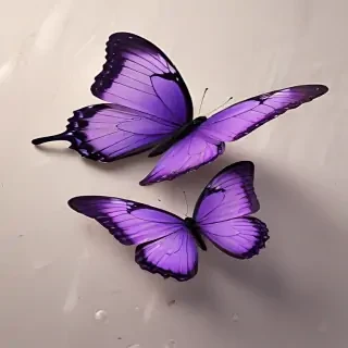 aesthetic purple butterfly