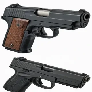 gun no background