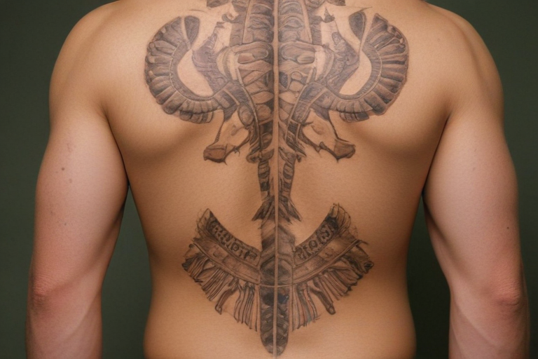 Amazing Aztec Warrior Tattoo With Shield On Sleeve – Truetattoos