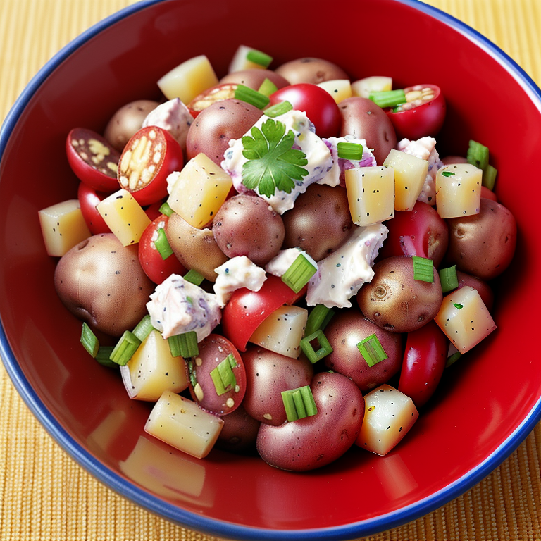 red hot and blue potato salad recipe