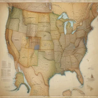 map of the united states of america