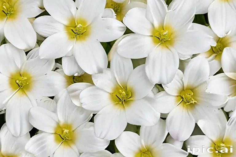background white flower