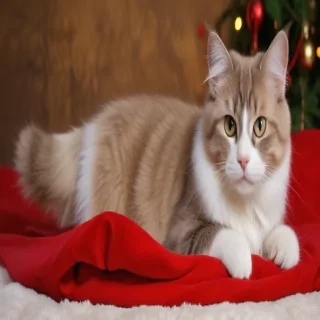pictures of cats for christmas