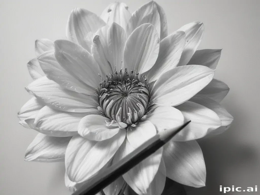 flower drawings pencil