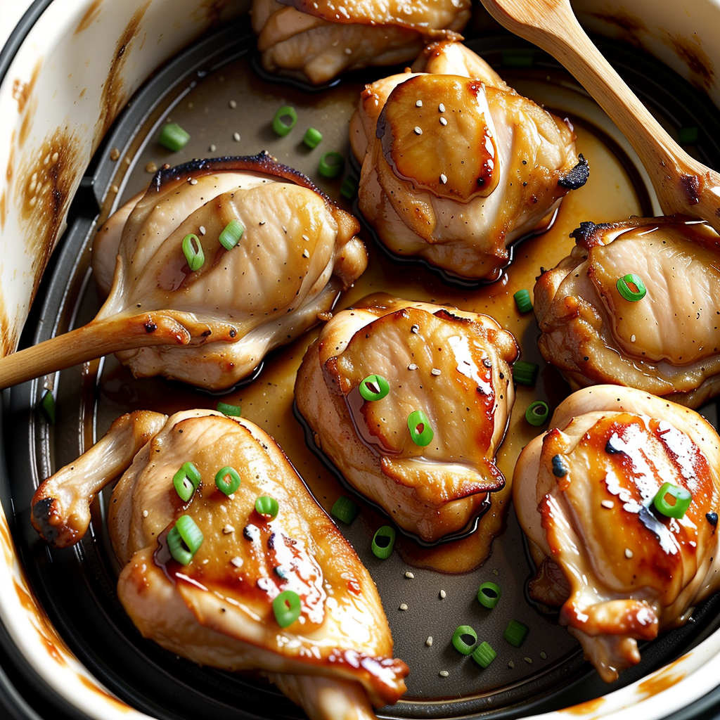 honey garlic chicken thighs air fryer
