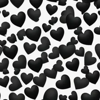 black hearts png