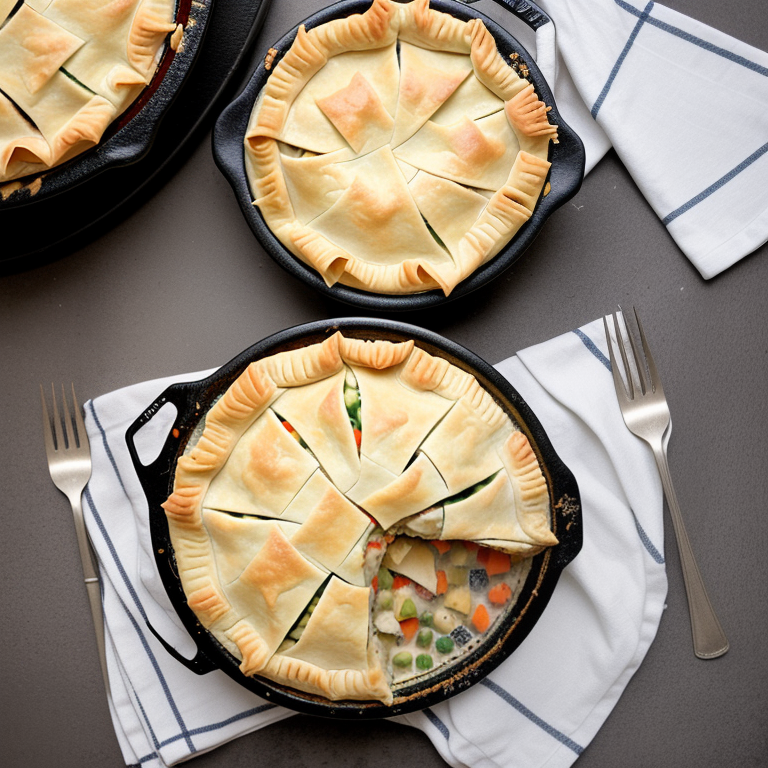 chicken pot pie with phyllo dough