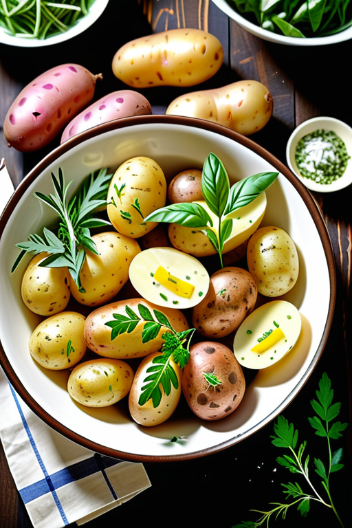 herb in many potato dishes