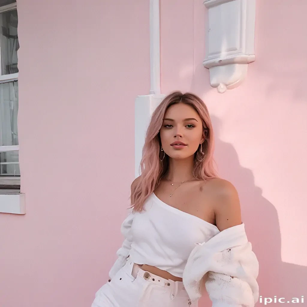 pink and white aesthetic