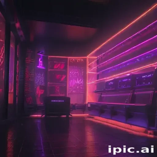 neon background aesthetic