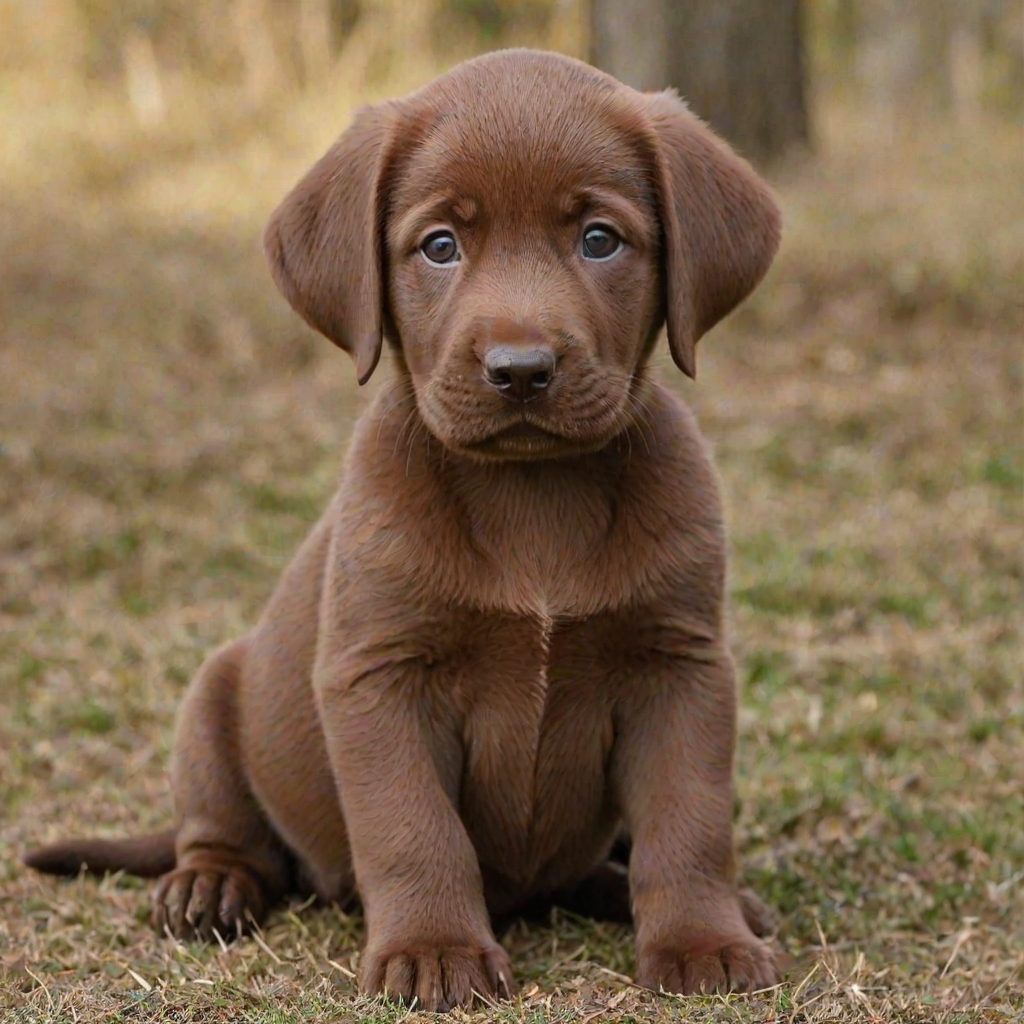 cute brown labrador puppy