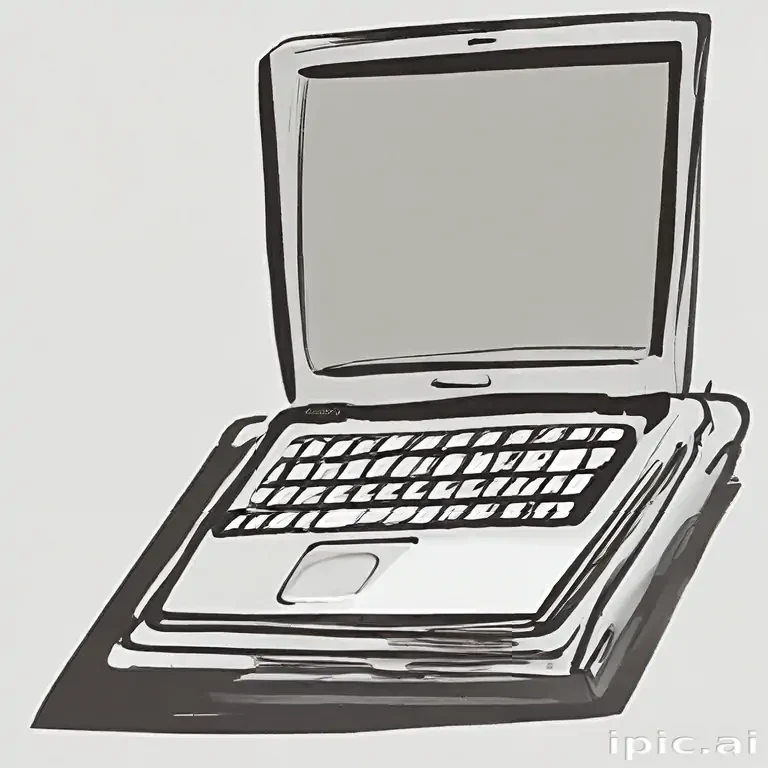 clipart of laptop