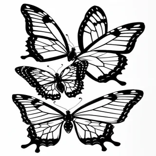 buterfly drawings