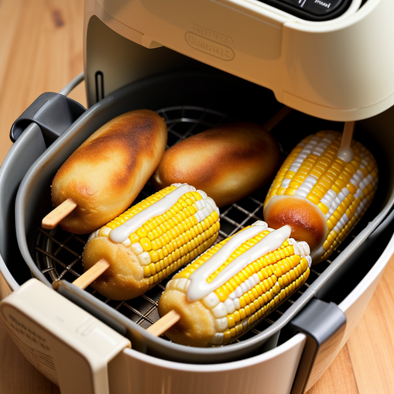 how to make corn dogs in air fryer