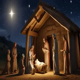 merry christmas nativity images free