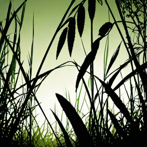 grass silhouette