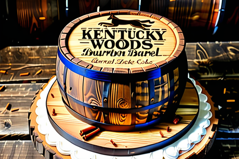 kentucky woods bourbon barrel cake