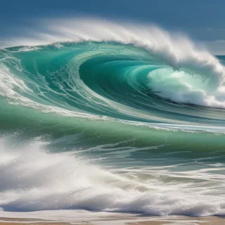 waves transparent