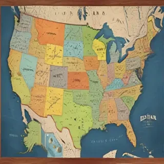 map of usa