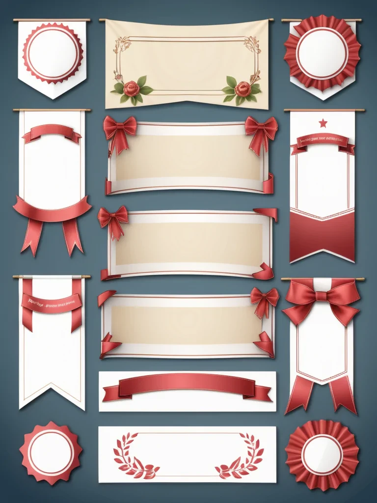 clip art banners and ribbons