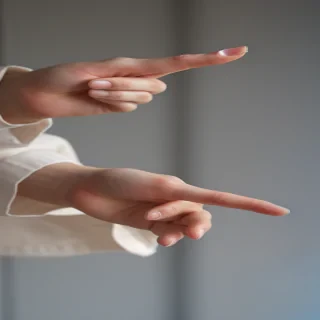 finger pointing at you transparent