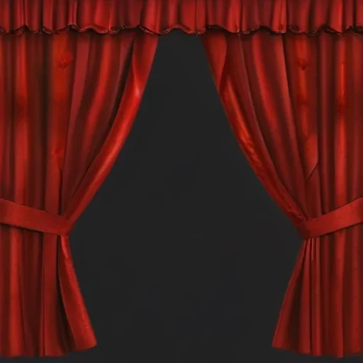 red curtain png