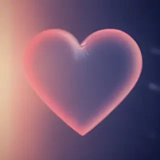 blurry heart